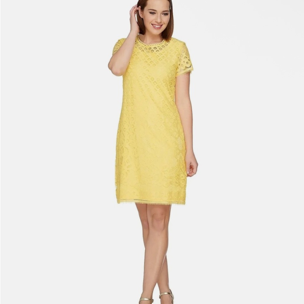 Isaac Mizrahi Sunny Yellow Mini Dress